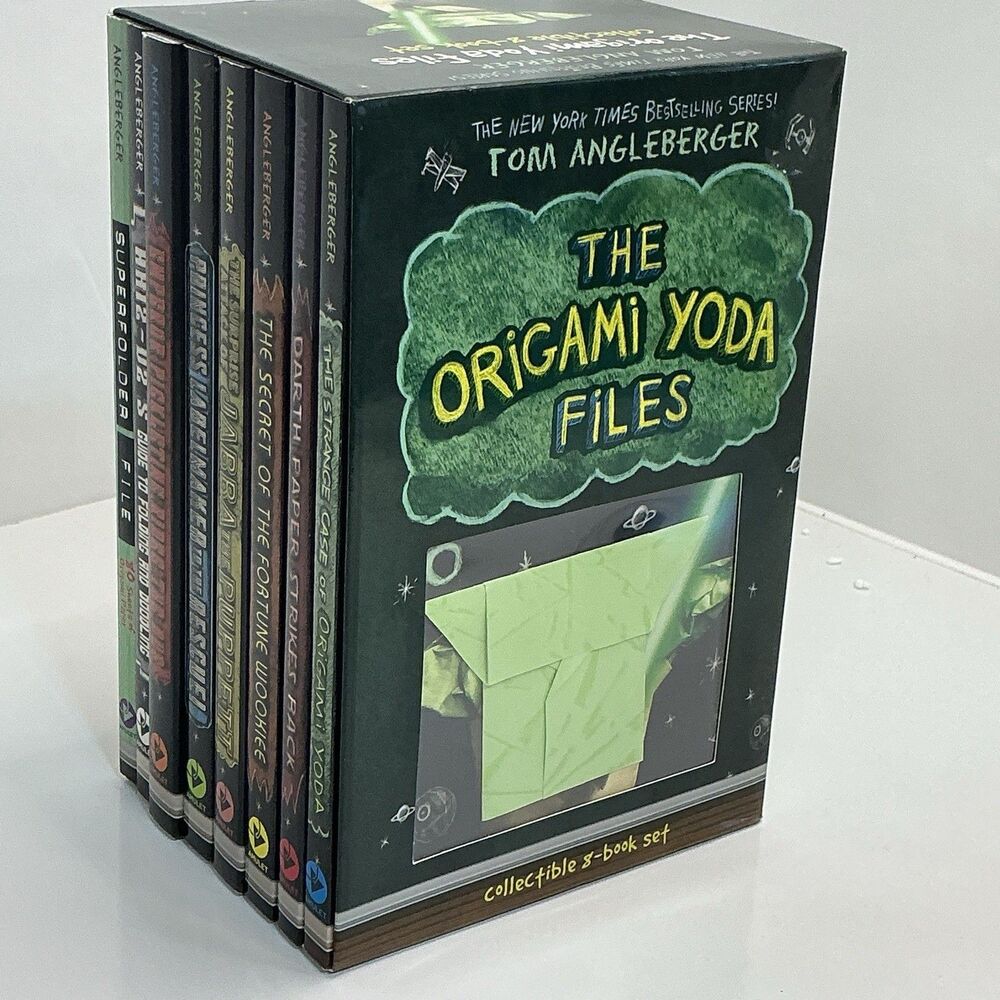 The Origami Yoda Files by Tom Angleberger Star Wars 8-Book Paperback Set
